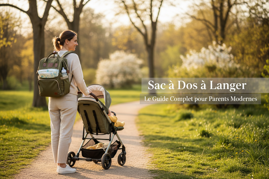 Sac a dos a langer moderne pour parents en balade avec bebe