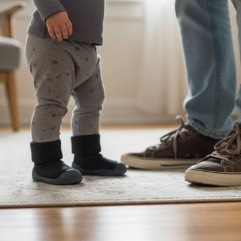 Chaussure bebe mixte colorée idéale pour la marche à la maison