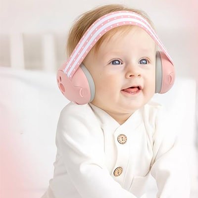Casque anti bruit bébé ajustable adapté aux tout-petits