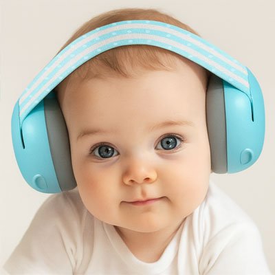 Casque anti bruit bébé arceau ergonomique ajustable