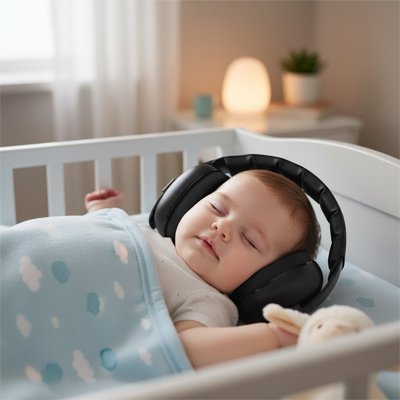 Casque anti bruit bébé ergonomique adapté nourrissons