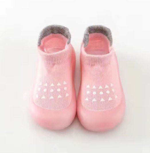 Chaussure bebe facile à enfiler pour fille et garçon rose