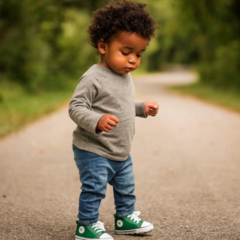 Chaussure bebe légère pour marche naturelle et confortable