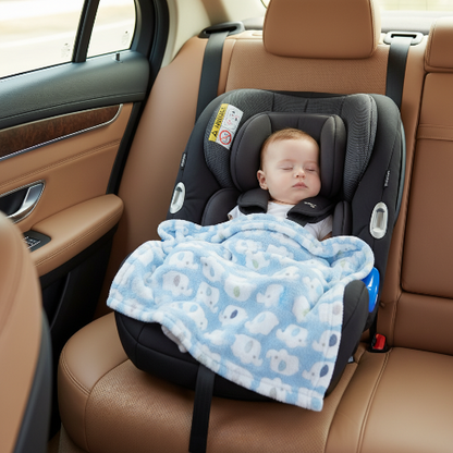 couverture bebe en siege auto pour voyage en voiture securise