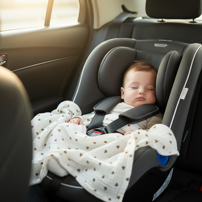 couverture bébé respirante pour confort en siège auto voiture
