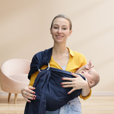  écharpe de portage bébé maman