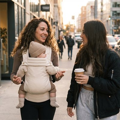 Porte bebe ergonomique respect développement hanches