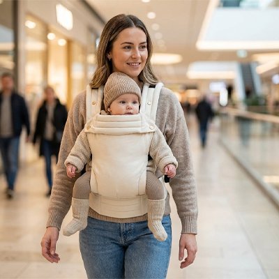 Porte bebe installation rapide mains libres