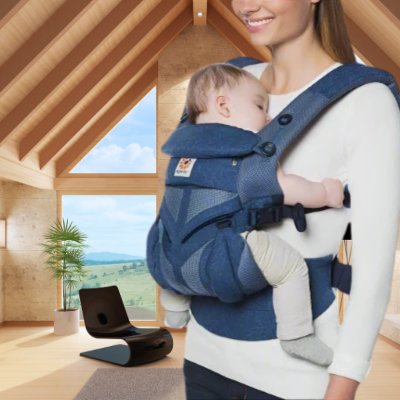 Porte Bébé Physiologique | Mains Libres 360 - Universbbmaman