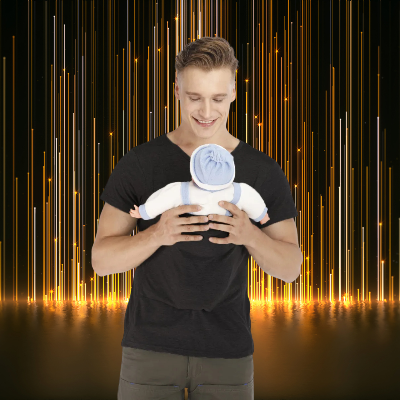 porte bébé shirt lumière lumineux