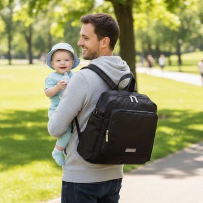Sac a dos a langer avec compartiments organisés