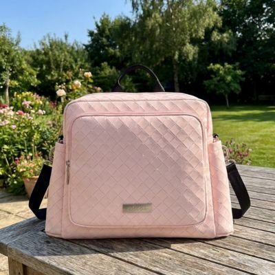 Sac a langer bebe poignée transport et fermeture zippée
