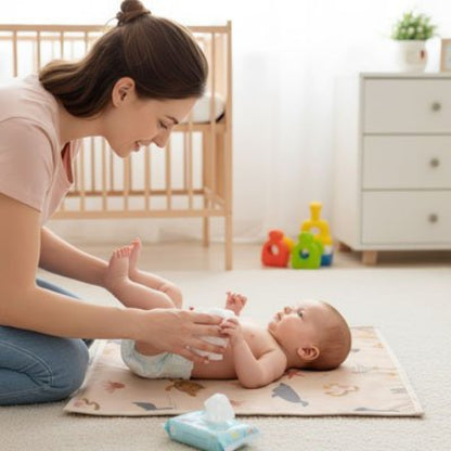 Tapis à langer nomade pratique pour le change quotidien bébé